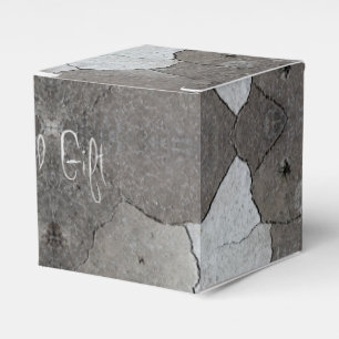 Ballotins Boîte de sol boueux sec fissuré du désert