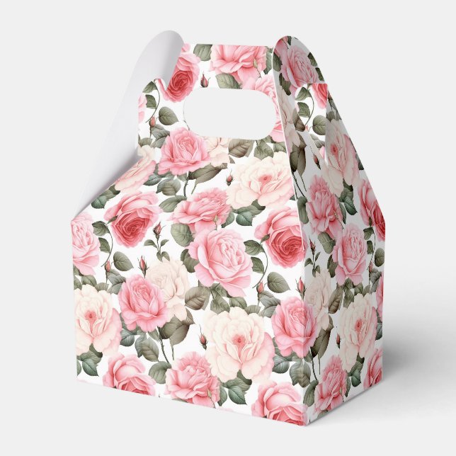 Ballotins Boîte de traitement de la fête des roses roses ros (Verso)