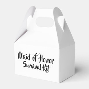 Ballotins Boîte de trousse de survie "Maid of Honor"