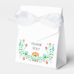 Ballotins Boîte mexicaine de cadeau de fiesta