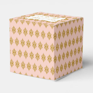 Ballotins Boîte préférée de mariage en dentelle rose