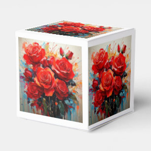 Ballotins Boîte préférée - Œuvre d'art Les Roses Rouges