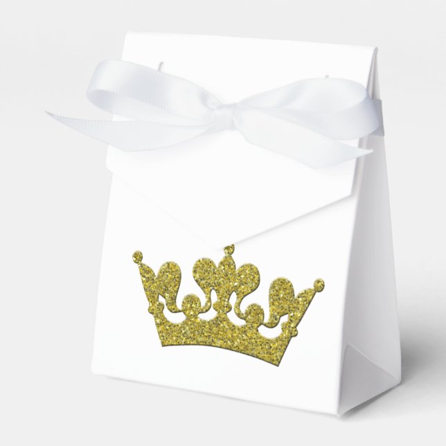 Ballotins Boîtes à thème Princesse Royale avec couronne de p (Verso)