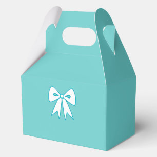 Ballotins Boîtes-cadeaux Aqua Bow