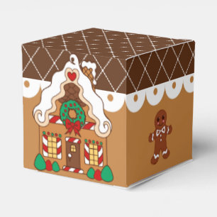 Ballotins Boîtes cadeaux Maison en pain d'épice