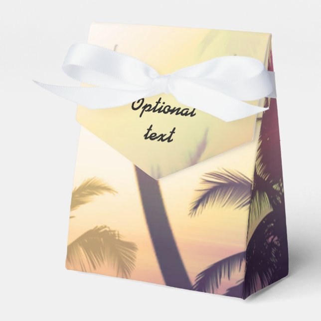 Ballotins Boîtes de cadeaux de fête de plage de chaleur trop (Verso)