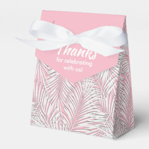 Ballotins Boîtes de cadeaux de fête de style tente rose avec