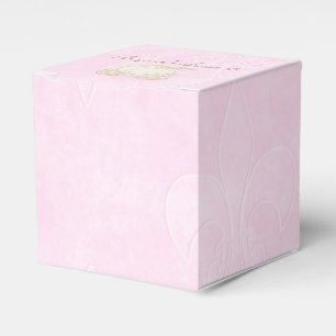 Ballotins Boîtes de faveur de fête rose Cendrillon Carrosse