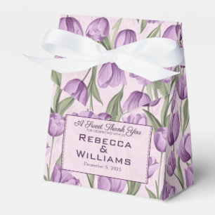 Ballotins Boîtes de Faveur de Mariage de Fleur de Tulipe Mod