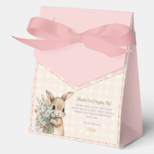 Ballotins Boîtes de faveurs d'anniversaire de lapin de jardi