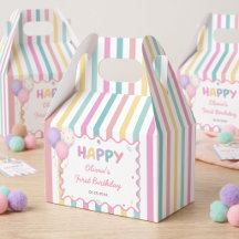 Boîtes de faveurs d'anniversaire fille amusantes r