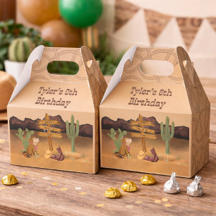 Ballotins Boîtes de faveurs d'anniversaire pour enfants Cowb