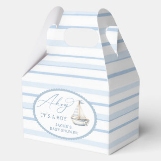 Ballotins Boîtes de faveurs de baby shower nautique C'est un