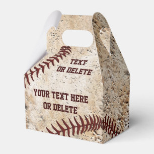 Ballotins Boîtes de faveurs de fête de baseball personnalisé