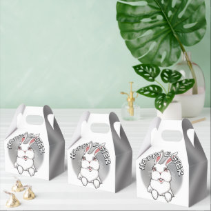 Ballotins Boîtes de faveurs de lapin de Pâques Boîtes de cad