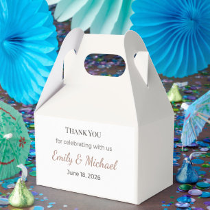 Ballotins Boîtes de faveurs de mariage Ensemble de cadeaux