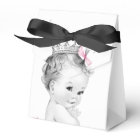 Boîtes de faveurs pour Baby Shower Princesse Rose