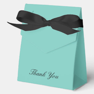 Ballotins Boîtes de Faveurs Turquoise Élégantes