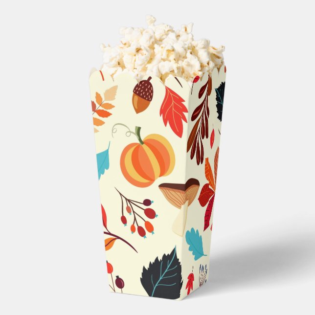 Ballotins Boîtes de pop-corn d'automne (Sauté)