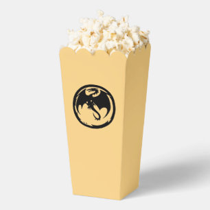 Ballotins Boîtes de pop-corn en or Black Dragon