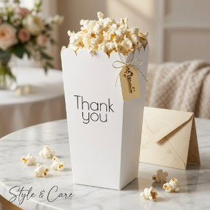 Ballotins Boîtes de pop-corn personnalisées pour cadeaux de 