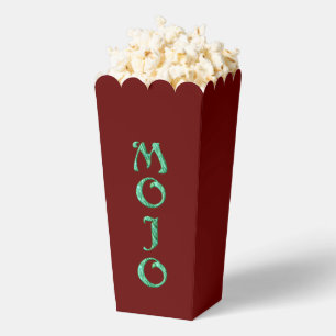 Ballotins Boîtes de pop-corn vert mojo