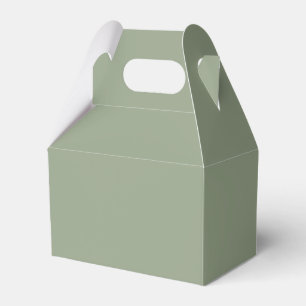 Ballotins Boîtes de remerciement vert sauge clair