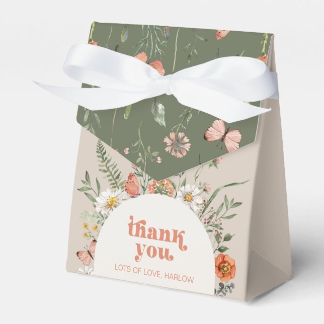 Ballotins Boîtes favorites du parti fleur sauvage (Verso)