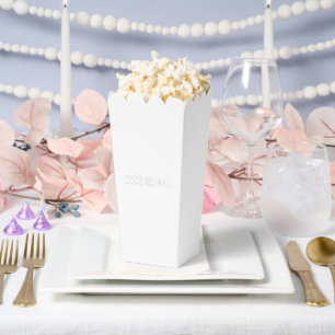 Ballotins Boîtes pop-corn Zen blanc
