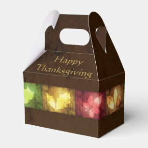 Ballotins Bon thanksgiving Grunge Feuilles