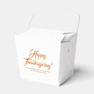 Ballotins Bon thanksgiving orange épice texte du script pers