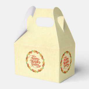 Ballotins Bon thanksgiving Red Gold Wreath