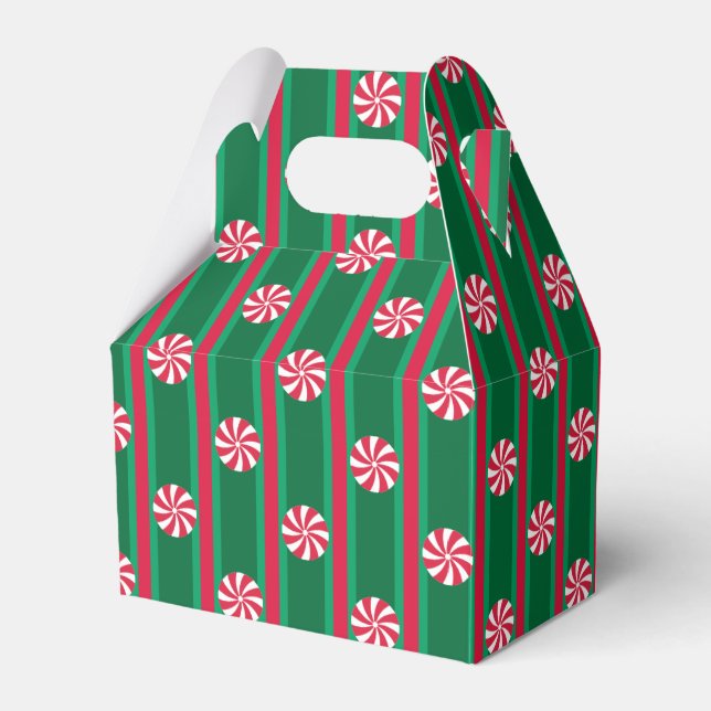 Ballotins Bonbon de menthe de Noël amusant et fantaisiste (Verso)