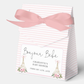 Ballotins Bonjour Bebe Paris Baby shower Eiffel rose françai