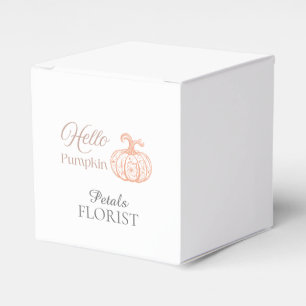 Ballotins Bonjour Citrouille Fleuriste Entreprise Marque