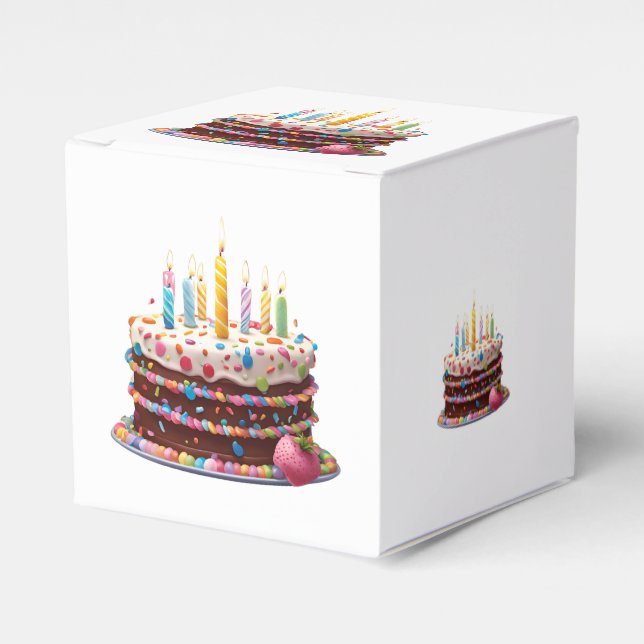 Ballotins Bonne fête de gâteau d'anniversaire (Verso)