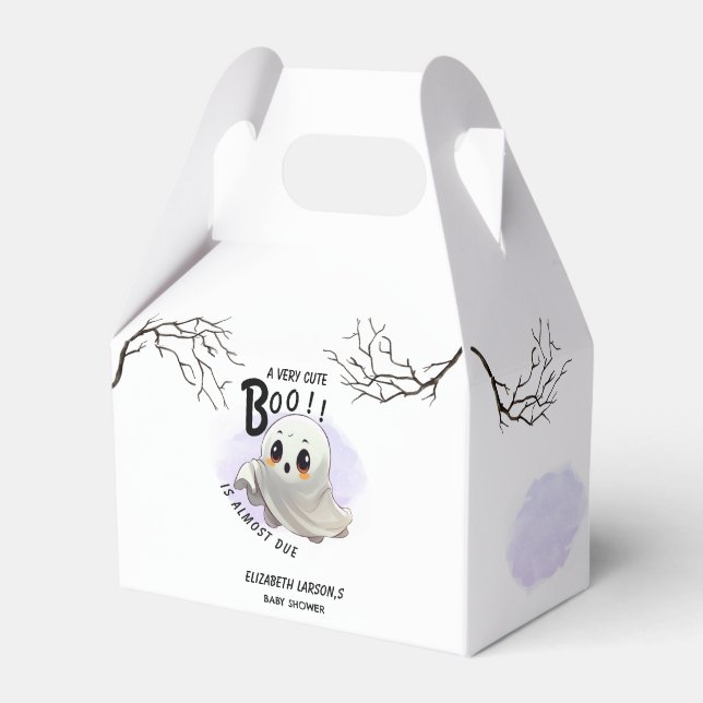 Ballotins Boo Baby shower Halloween thème Mignonne fête (Verso)