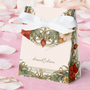 Ballotins Bordure ornée victorienne avec Mariage Fleur sauva