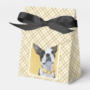 Ballotins Boston Terrier Peinture - Cute Original Chien Art