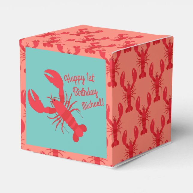 Ballotins Boule de homard Anniversaire Fête Enfants mignons (Arrière)