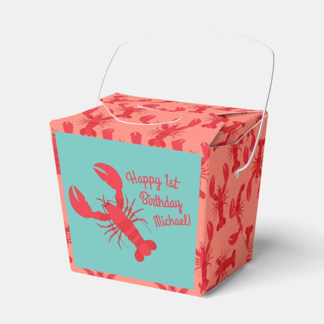 Ballotins Boule de homard Anniversaire Fête Enfants mignons (Verso)