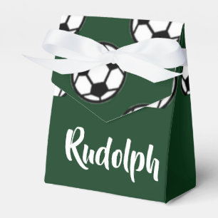 Ballotins Boules de football motif vert