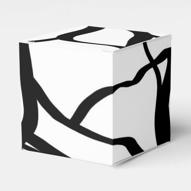 Ballotins Bouquet Blanc : Abstrait blanc & noir (Verso)