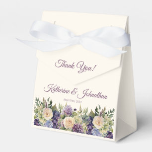 Ballotins Bouquet-Mariage de fleurs violettes d'aquarelle