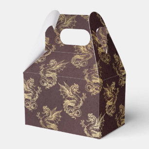 Ballotins Bourgogne et Dragon Vintage Or