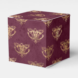 Ballotins Bourgogne et Dragon Vintage Or