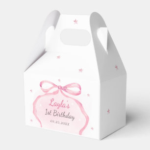 Ballotins Boutique Bow rose 1er anniversaire
