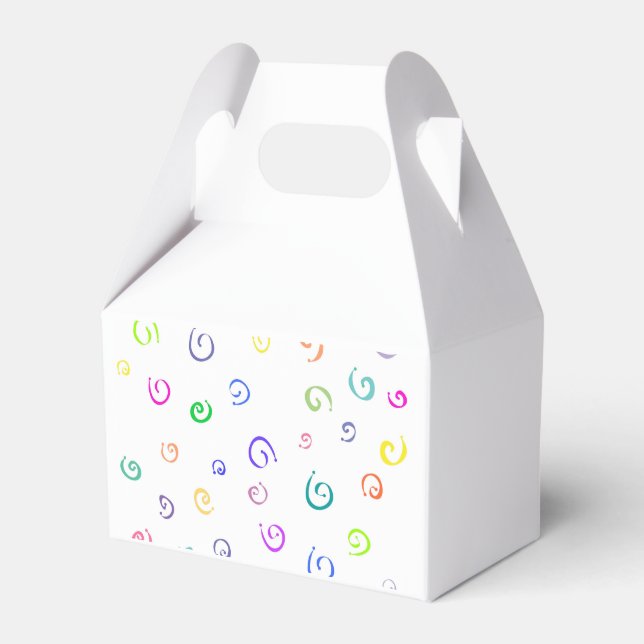 Ballotins Boutons colorés Boîte à grilles (Verso)
