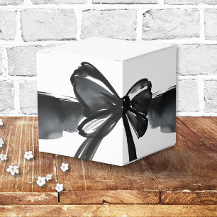 Ballotins Bow Aquarelle Noire Attachant Le Mariage tendance 