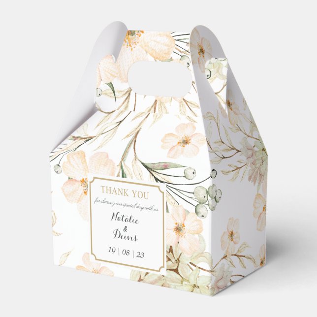 Ballotins Box de regalo Floral  (Verso)